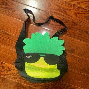 PINK Victoria's Secret Black and Green Pineapple Lunch Bag